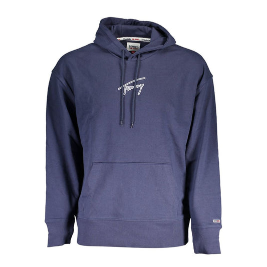 Tommy Hilfiger Blue Cotton Men Sweater $250.00 Tommy Hilfiger Luzworld