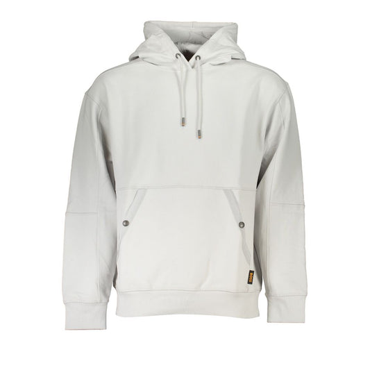 Hugo Boss Gray Cotton Men Sweater $580.00 Hugo Boss Luzworld