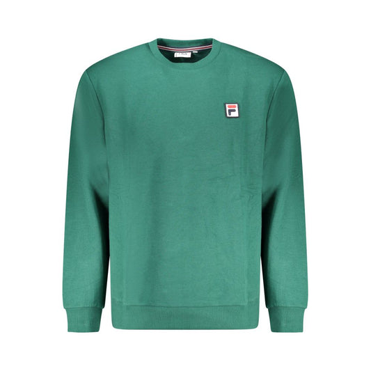 Fila Green Cotton Men Sweater $190.00 Fila Luzworld