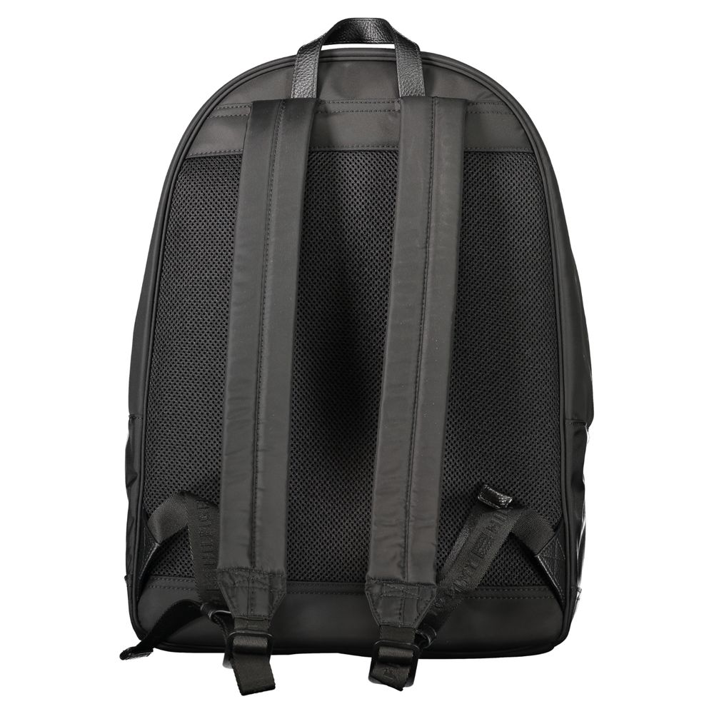 Tommy Hilfiger Black Polyester Backpack $294.00 Tommy Hilfiger Luzworld