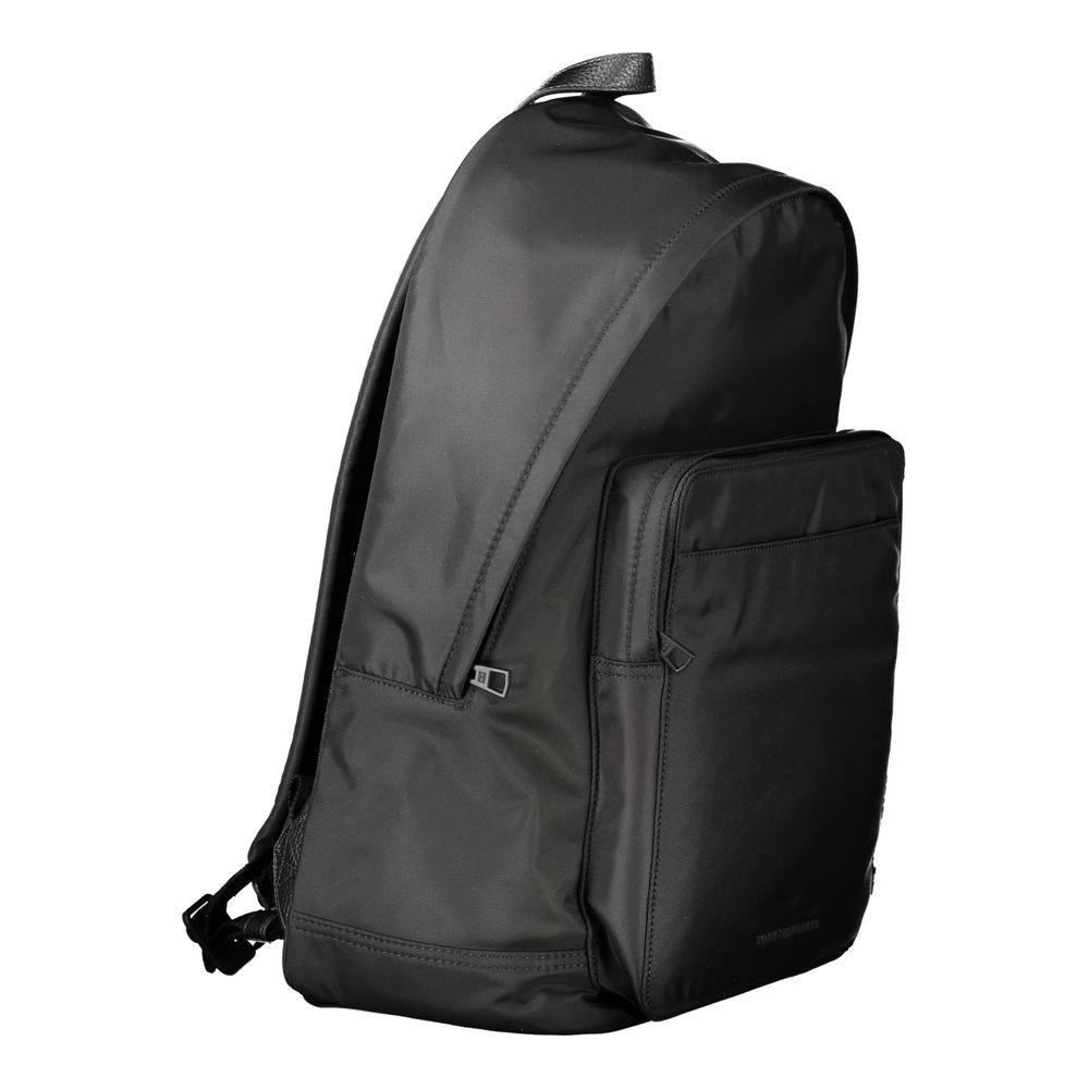 Tommy Hilfiger Black Polyester Backpack $294.00 Tommy Hilfiger Luzworld