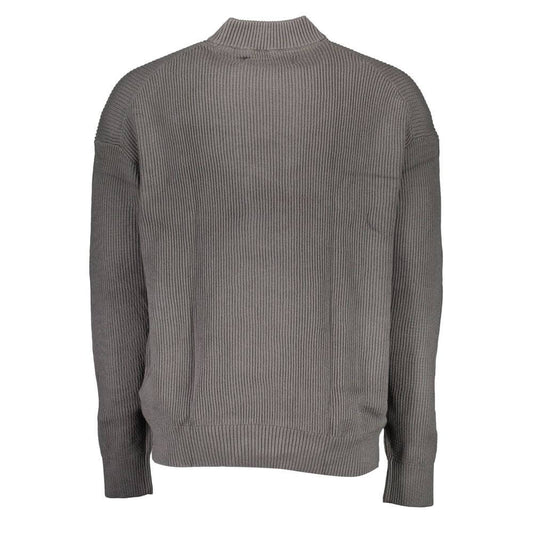 Calvin Klein Gray Cotton Sweater $275.00 Calvin Klein Luzworld