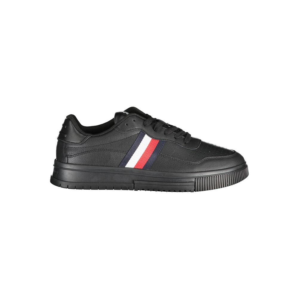 Tommy Hilfiger Black Polyester Sneaker $271.00 Tommy Hilfiger Luzworld