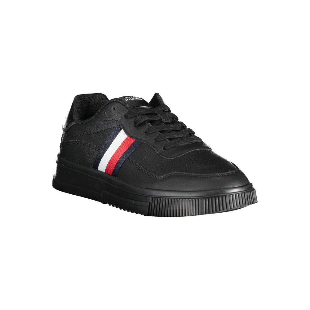 Tommy Hilfiger Black Polyester Sneaker $271.00 Tommy Hilfiger Luzworld