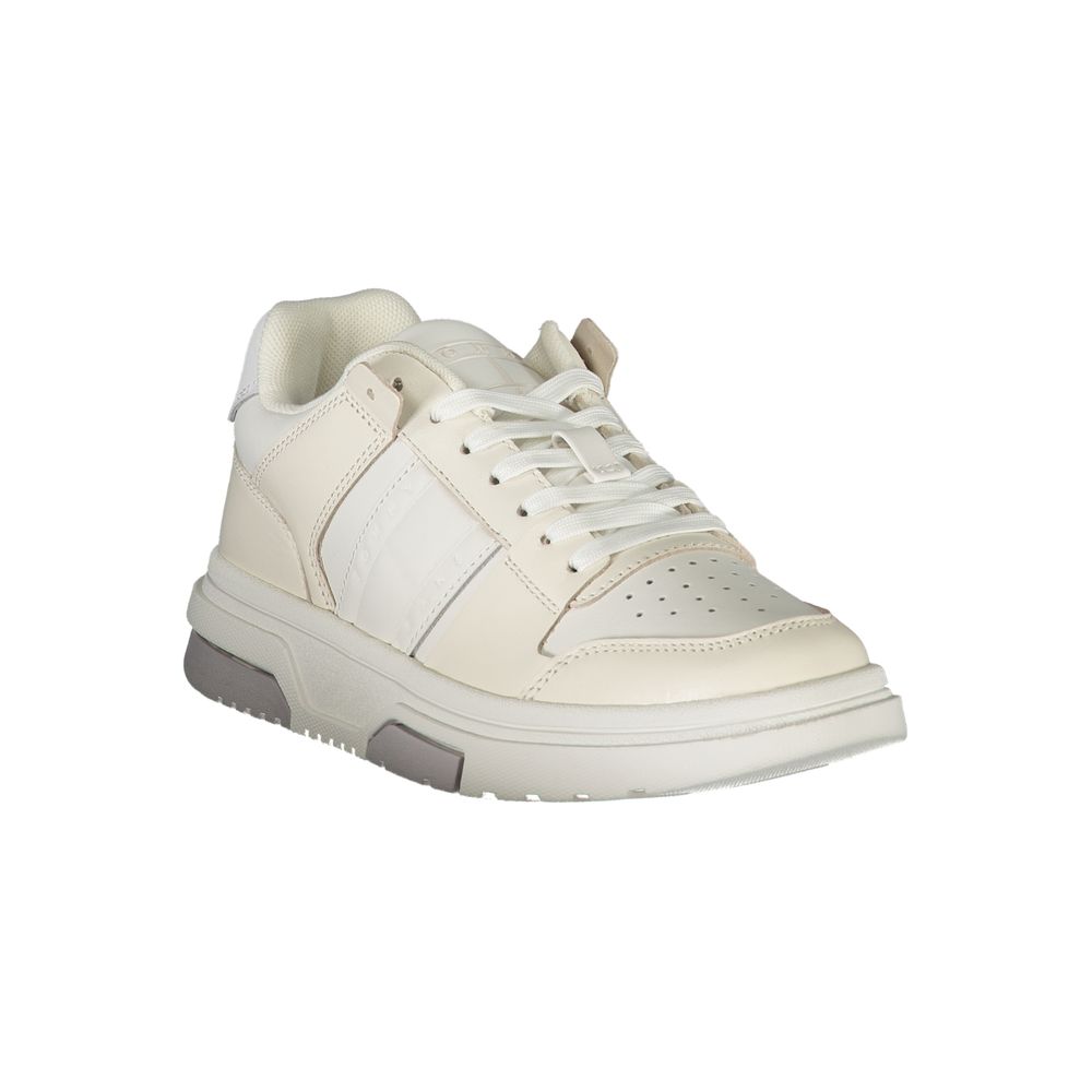 Tommy Hilfiger White Polyester Sneaker $255.00 Tommy Hilfiger Luzworld