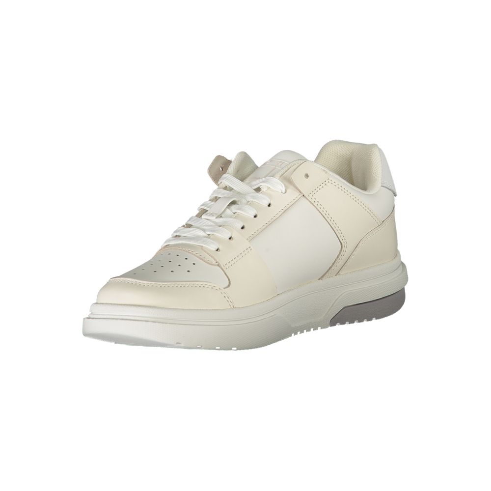 Tommy Hilfiger White Polyester Sneaker $255.00 Tommy Hilfiger Luzworld