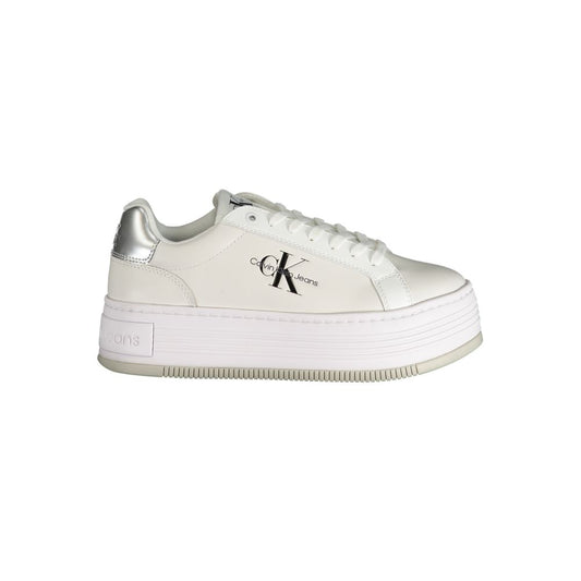 Calvin Klein White Polyester Sneaker $290.00 Calvin Klein Luzworld