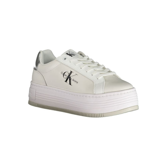 Calvin Klein White Polyester Sneaker $290.00 Calvin Klein Luzworld