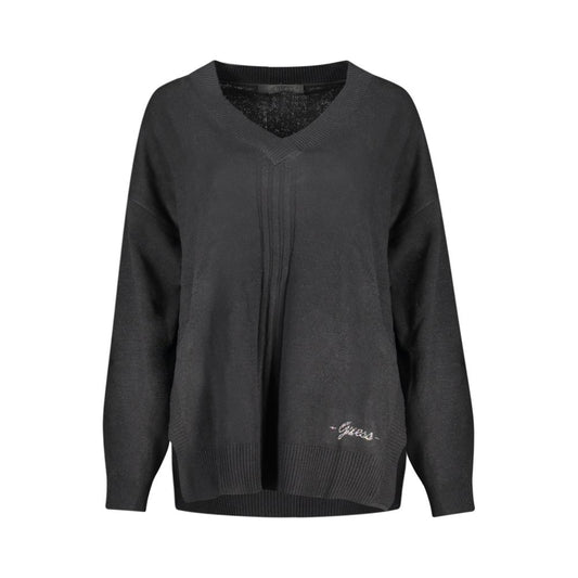 Guess Jeans Black Cotton Sweater $236.00 Guess Jeans Luzworld