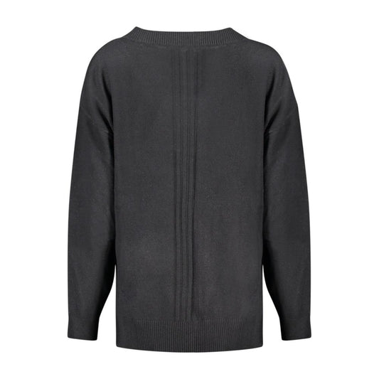 Guess Jeans Black Cotton Sweater $236.00 Guess Jeans Luzworld