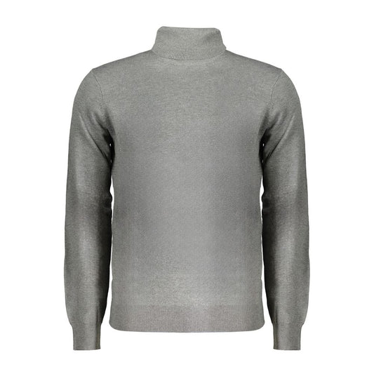 Norway 1963 Grigio Poliammide Men's Turtleneck Sweater