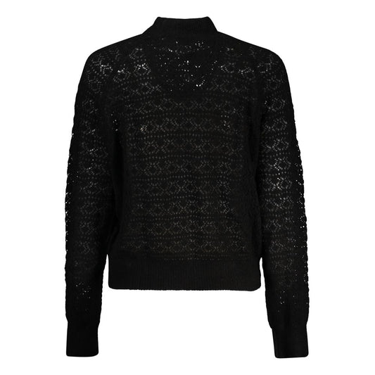 Guess Jeans Black Alpaca Leather Sweater $236.00 Guess Jeans Luzworld