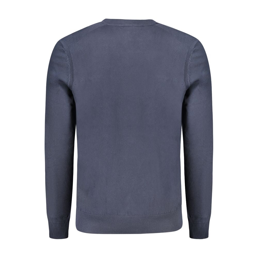 Hugo Boss Blue Cotton Sweater $299.00 Hugo Boss Luzworld