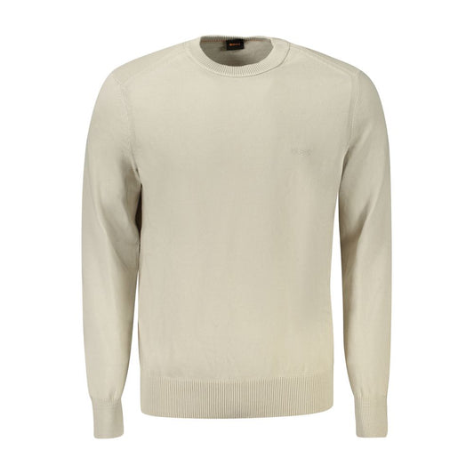 Hugo Boss Beige Cotton Sweater $299.00 Hugo Boss Luzworld