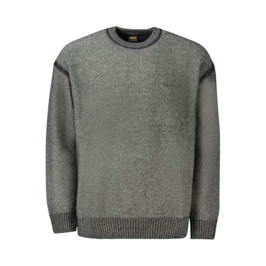 Hugo Boss Gray Wool Sweater $536.00 Hugo Boss Luzworld