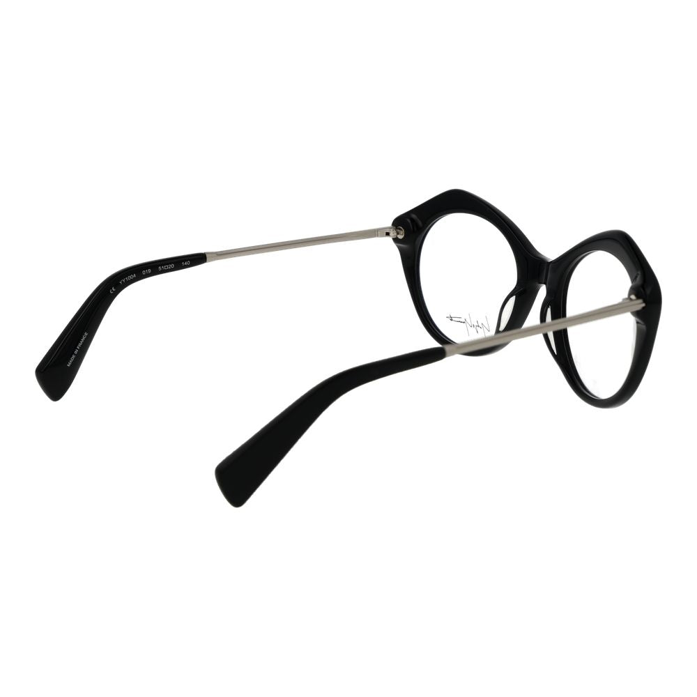 Yohji Yamamoto Black Women Glasses Frame $792.00 Yohji Yamamoto Luzworld