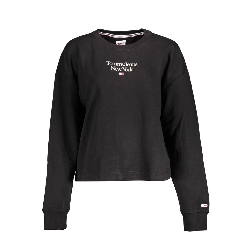 Tommy Hilfiger Black Cotton Women Sweater $202.00 Tommy Hilfiger Luzworld