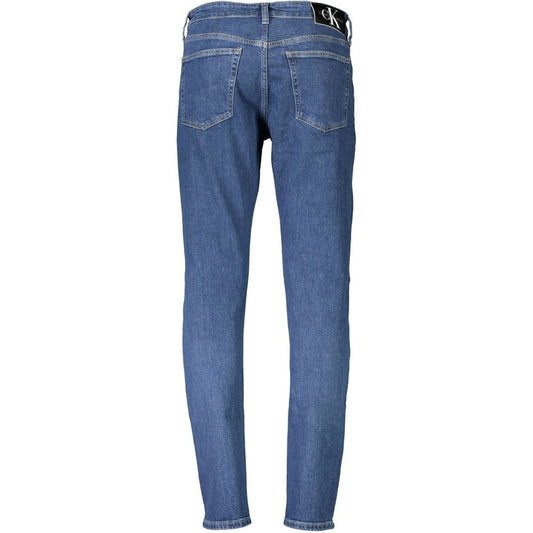 Calvin Klein Blue Cotton Men Jeans $234.00 Calvin Klein Luzworld