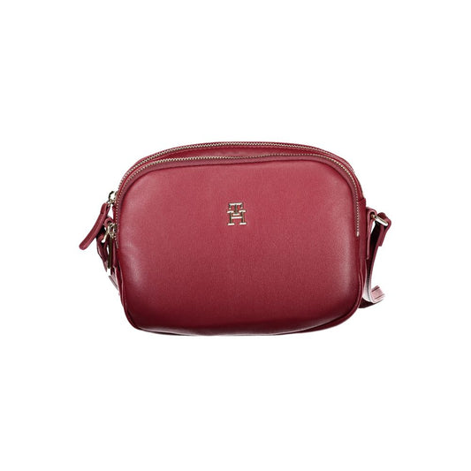 Tommy Hilfiger Red Polyester Handbag $255.00 Tommy Hilfiger Luzworld