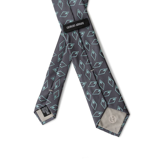 Giorgio Armani Gray Silk Ty $263.00 Giorgio Armani Luzworld