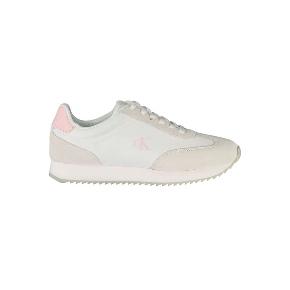 Calvin Klein White Leather Women Sneaker $259.00 Calvin Klein Luzworld
