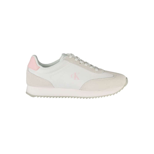 Calvin Klein White Leather Women Sneaker $259.00 Calvin Klein Luzworld