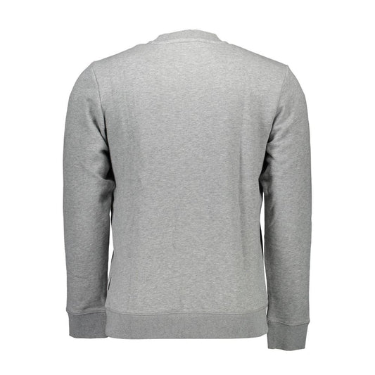Napapijri Gray Cotton Men Sweater $198.00 Napapijri Luzworld