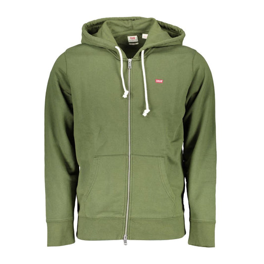 Levi's Green Cotton Men Sweater $194.00 Levi's Luzworld
