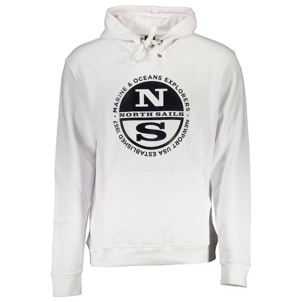 North Sails White Cotton Men Sweater $210.00 North Sails Luzworld
