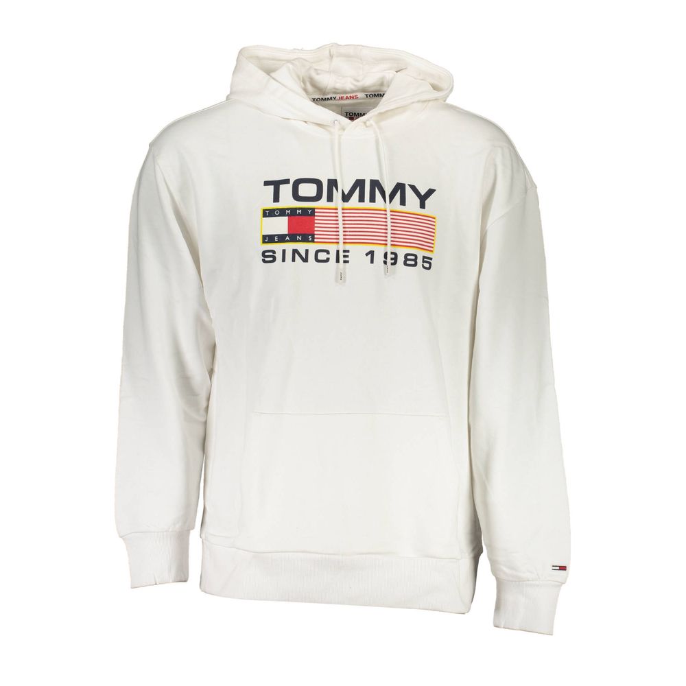 Tommy Hilfiger White Cotton Men Sweater $264.00 Tommy Hilfiger Luzworld