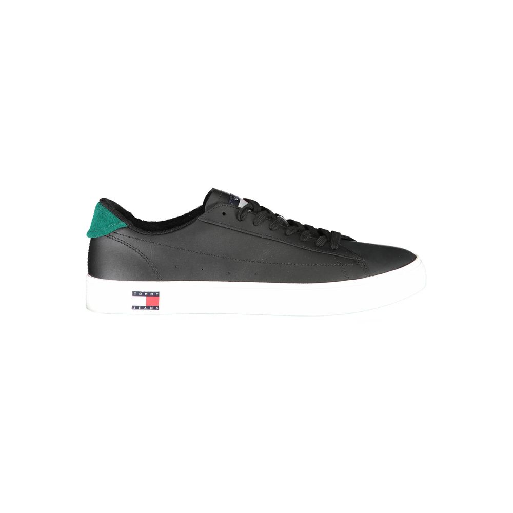 Tommy Hilfiger Black Polyester Sneaker $248.00 Tommy Hilfiger Luzworld