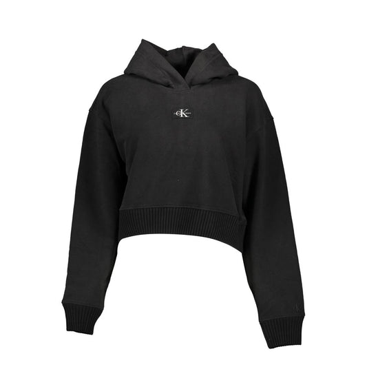 Calvin Klein Black Cotton Women Sweater $265.00 Calvin Klein Luzworld