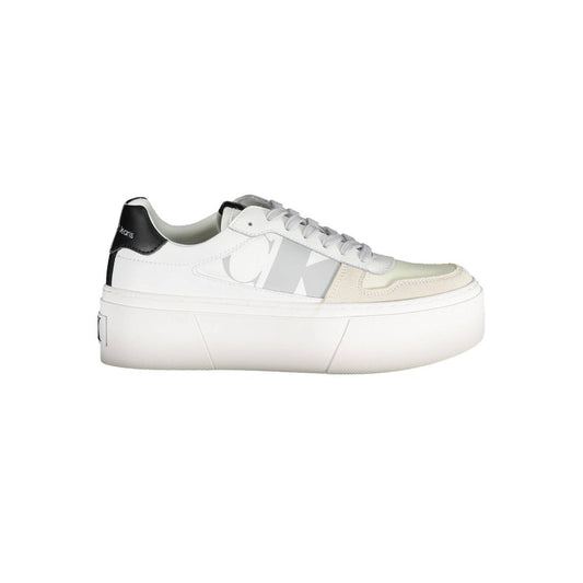 Calvin Klein White Polyester Sneaker $289.00 Calvin Klein Luzworld