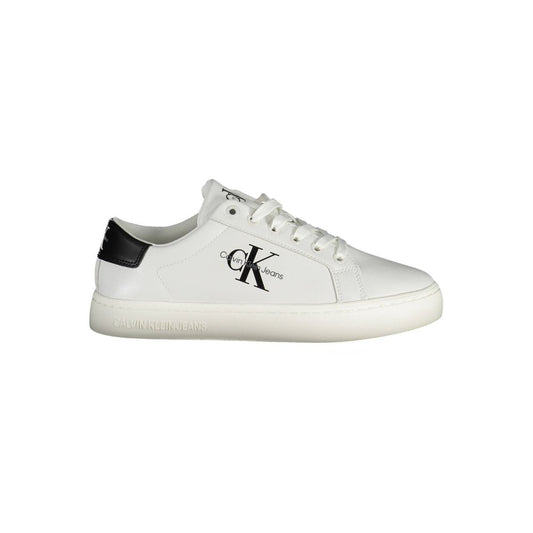 Calvin Klein White Polyester Sneaker $240.00 Calvin Klein Luzworld