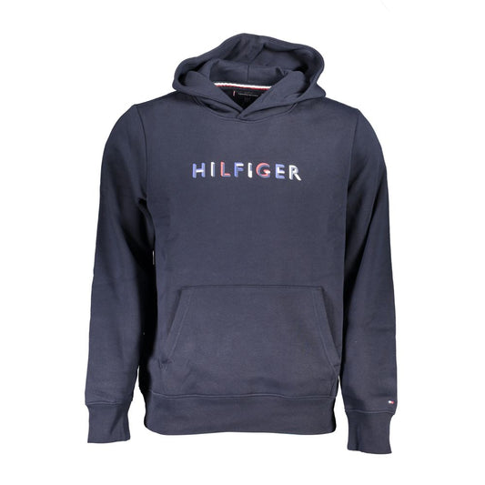 Tommy Hilfiger Blue Cotton Men Sweater $234.00 Tommy Hilfiger Luzworld