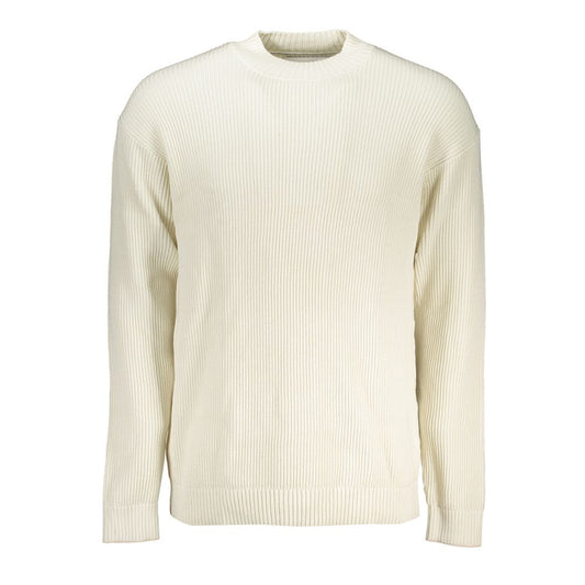 Calvin Klein White Cotton Sweater $265.00 Calvin Klein Luzworld