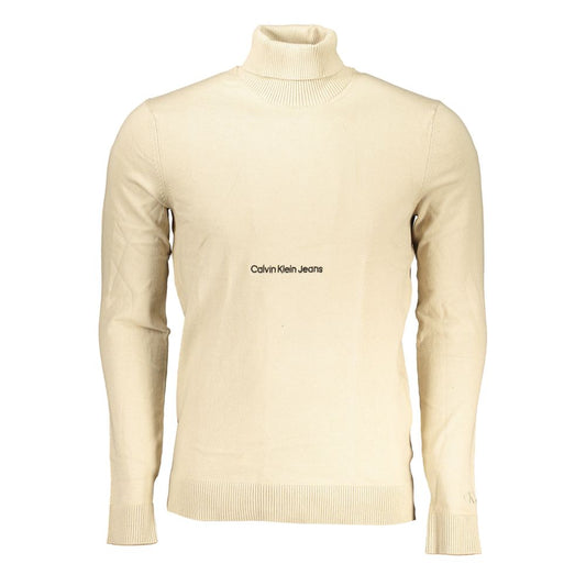 Calvin Klein Beige Cotton Sweater $250.00 Calvin Klein Luzworld