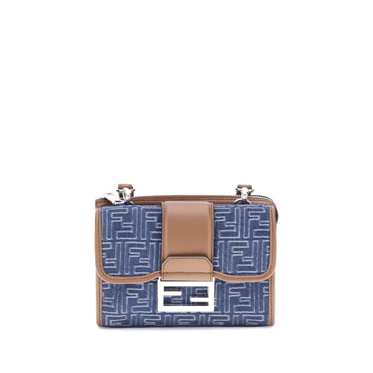 Fendi Baguette denim Shoulder Bag $4011.00 Fendi Luzworld
