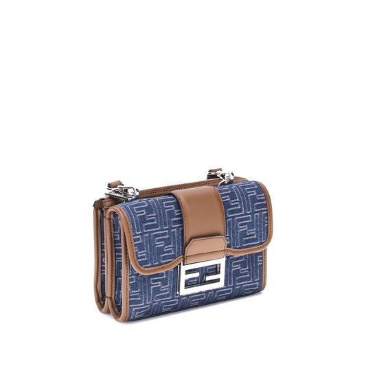 Fendi Baguette denim Shoulder Bag $4011.00 Fendi Luzworld