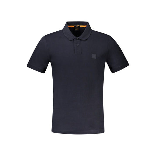 Hugo Boss Blue Cotton Polo Shirt $230.00 Hugo Boss Luzworld