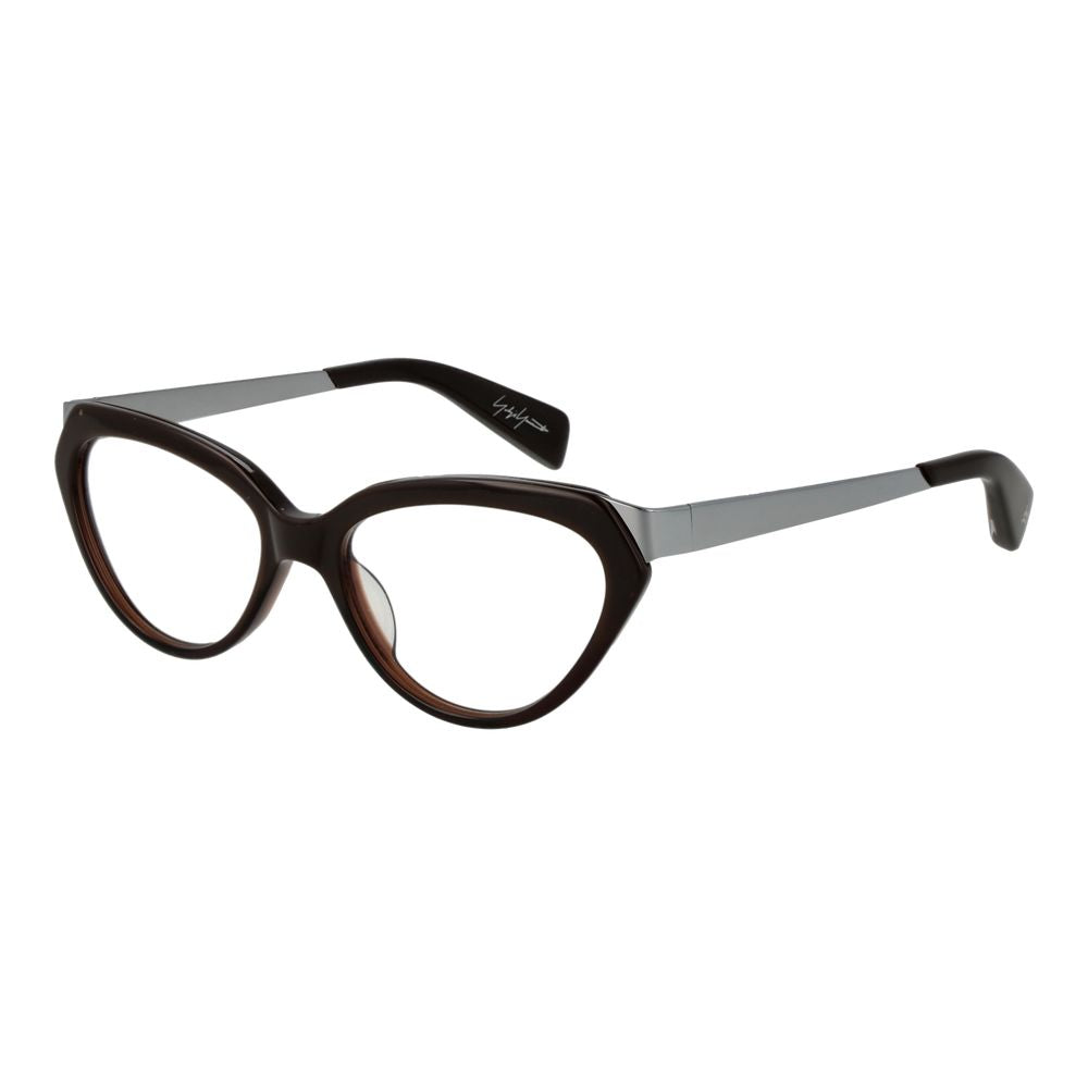 Yohji Yamamoto Brown Unisex Glasses Frame $614.00 Yohji Yamamoto Luzworld