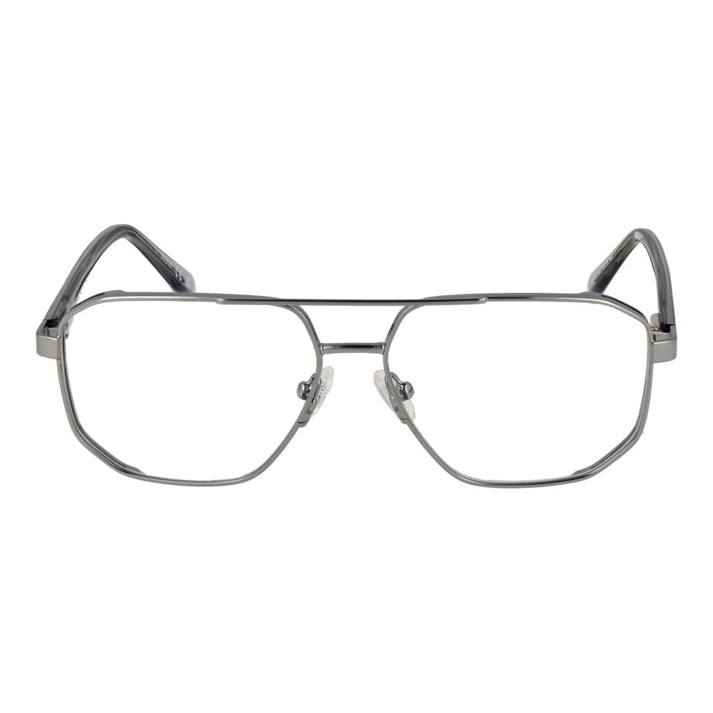 Guess Silver Men Glasses Frame $230.00 Guess Luzworld