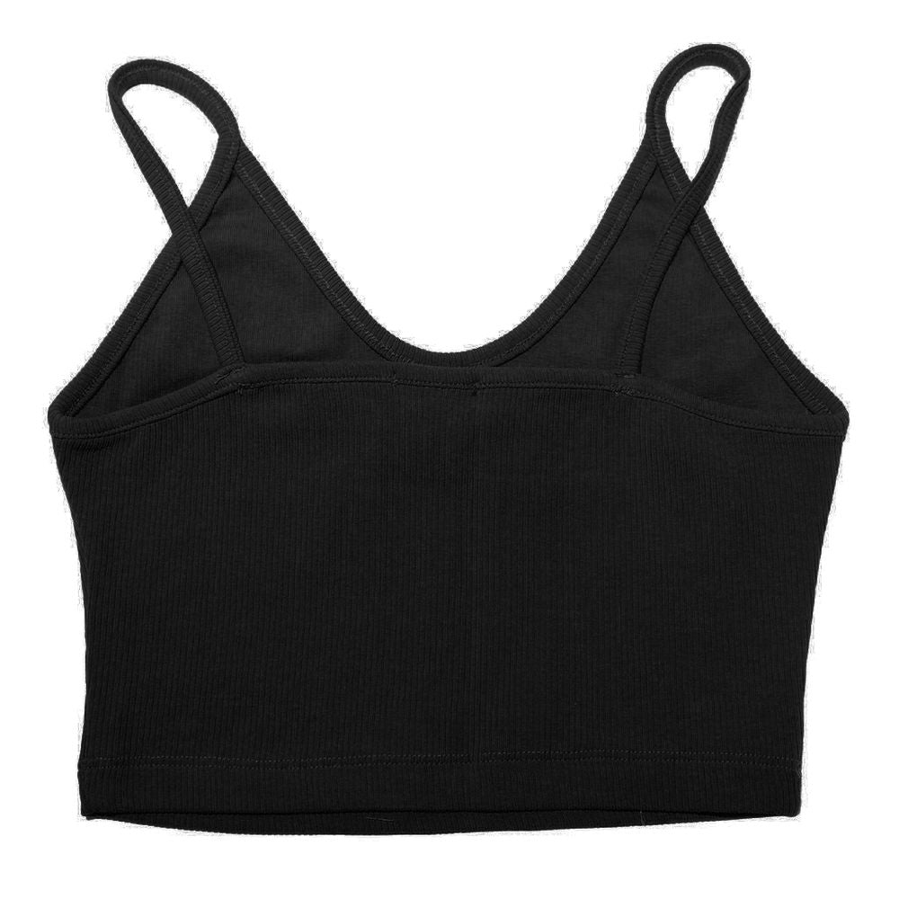 Comme Des Fuckdown Black Cotton Women Crop Top $128.00 Comme Des Fuckdown Luzworld
