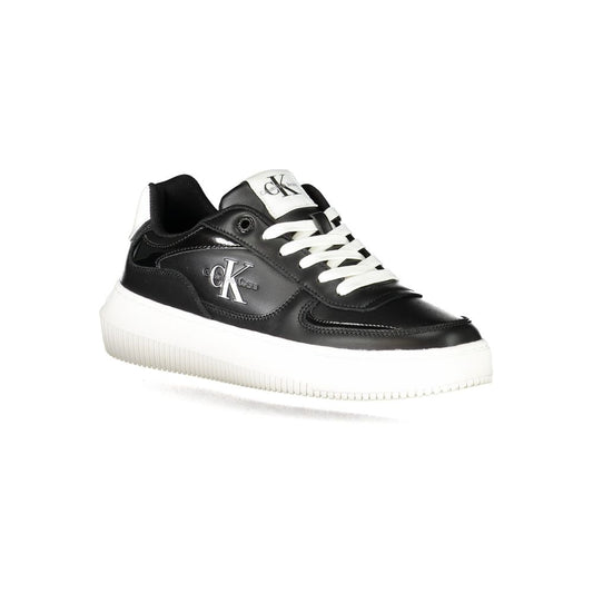 Calvin Klein Black Polyester Sneaker $306.00 Calvin Klein Luzworld