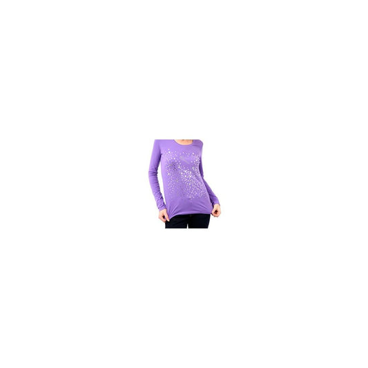 Montana Blu Purple Cotton Women Top $162.00 Montana Blu Luzworld