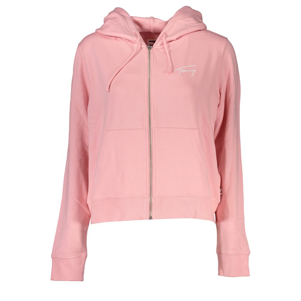 Tommy Hilfiger Pink Cotton Women Sweater $250.00 Tommy Hilfiger Luzworld