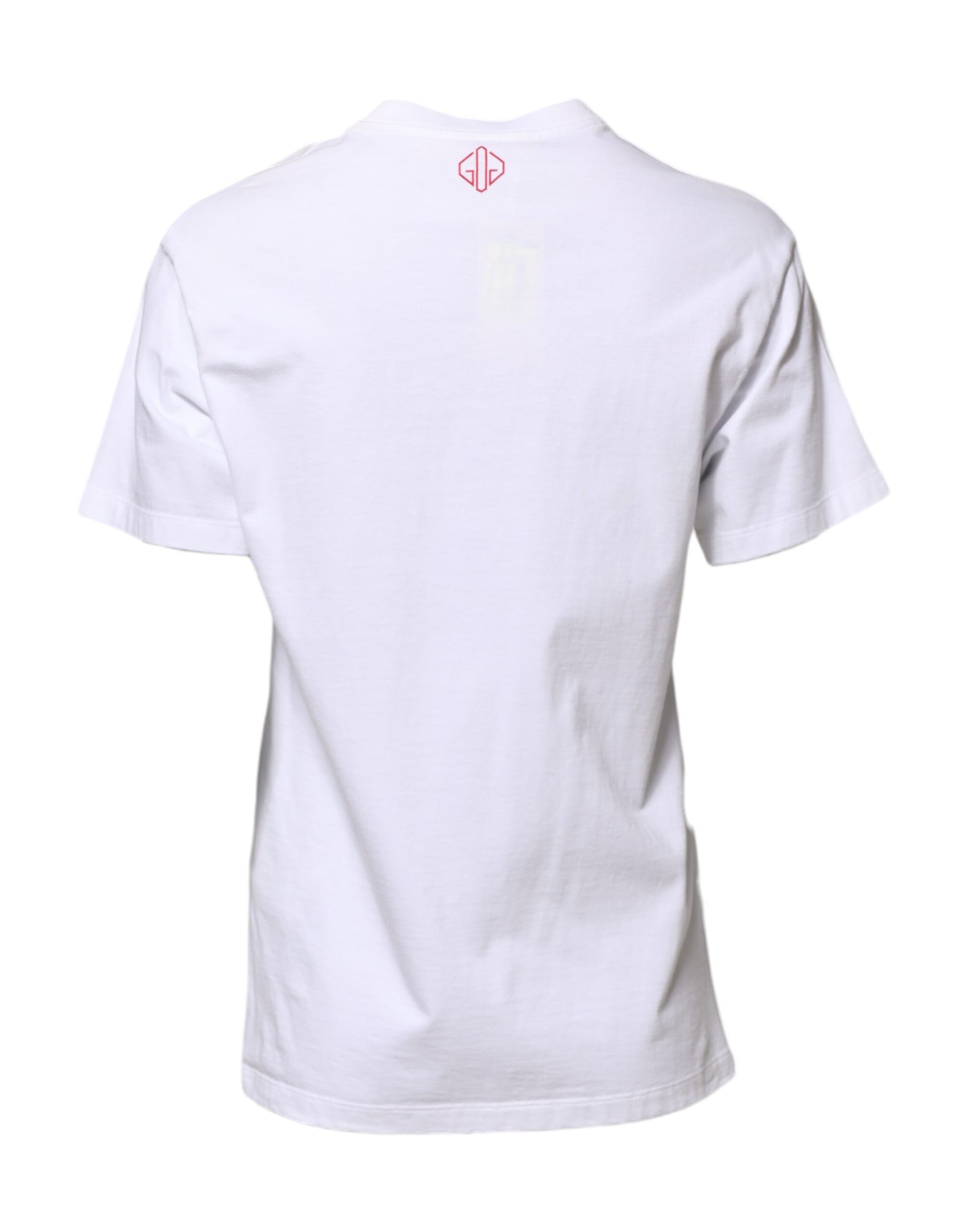 Golden Goose White Printed Round Neck T-shirt $506.00 Golden Goose Luzworld