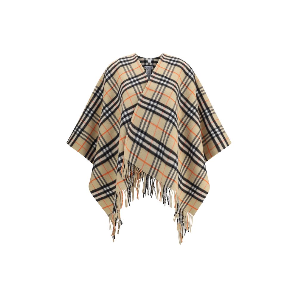 Burberry Archivio Check Cashmere Cape $2118.00 Burberry Luzworld