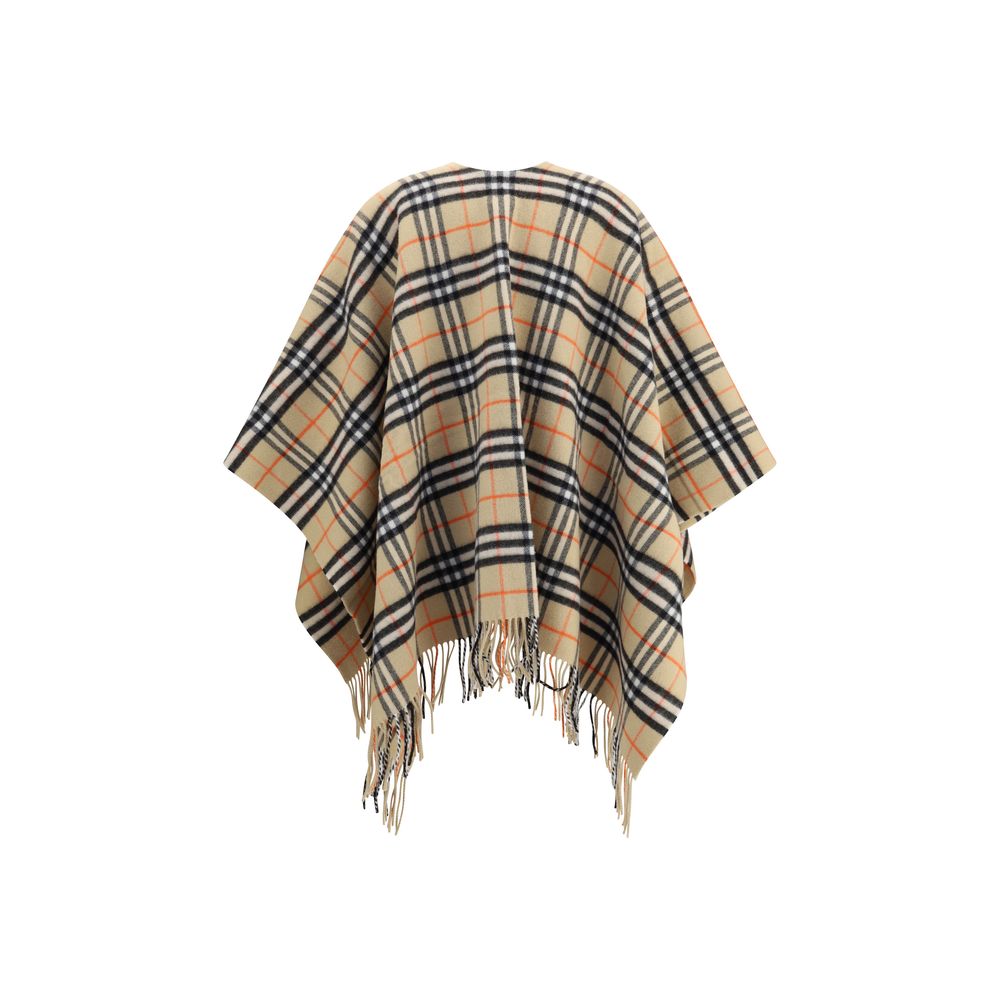 Burberry Archivio Check Cashmere Cape $2118.00 Burberry Luzworld