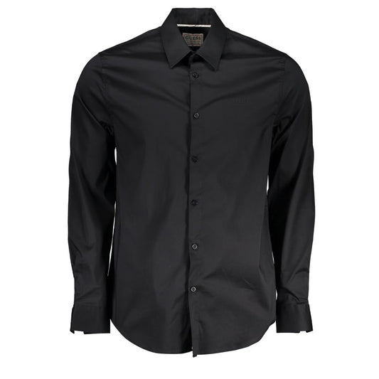 Guess Jeans Black Cotton Shirt $193.00 Guess Jeans Luzworld
